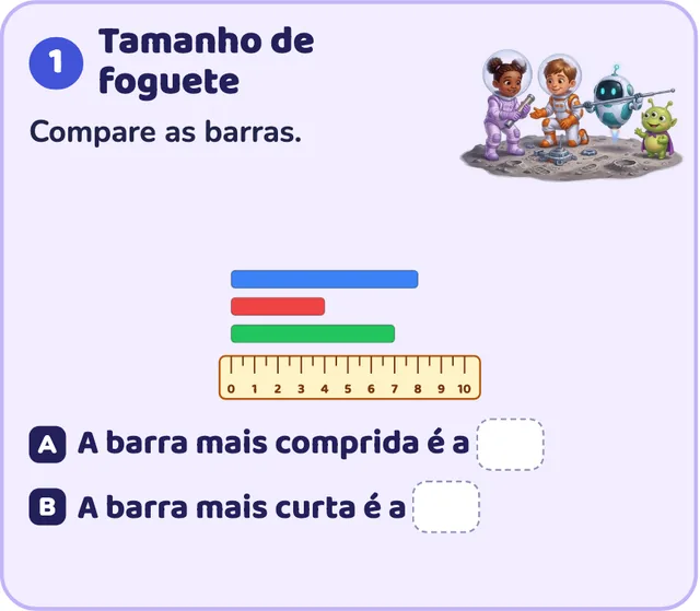 Atividade do 1º ano: Régua