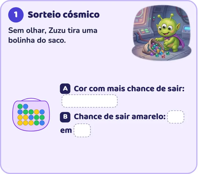 Atividade do 5º ano: Saco de bolinhas