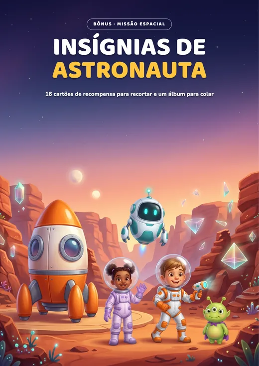 Capa do bônus Insígnias de Astronauta