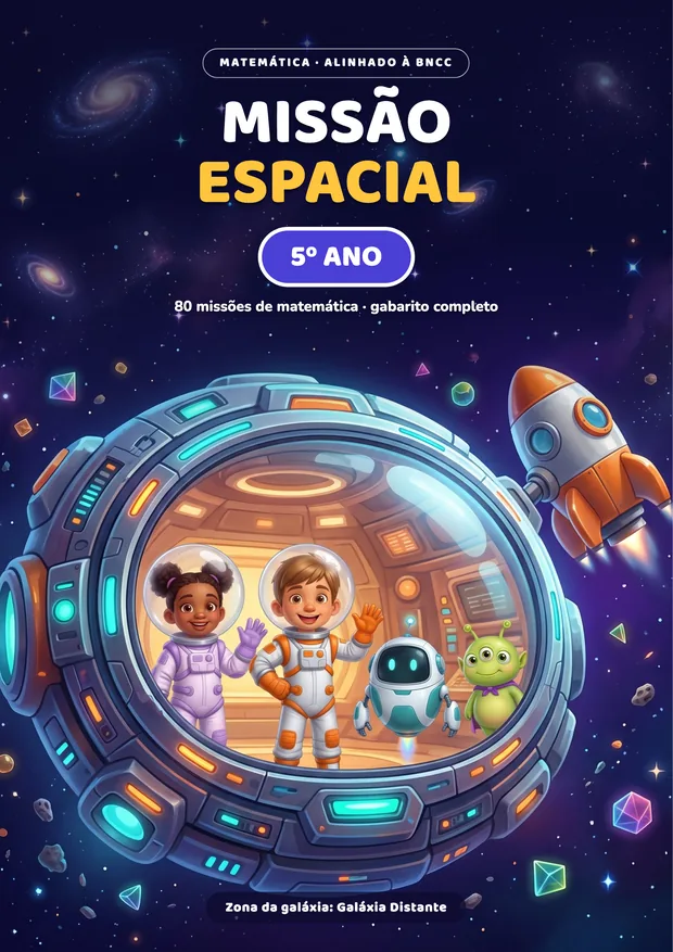Capa do caderno do 5º ano